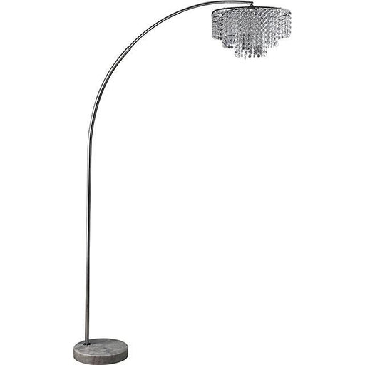 Julie Chrome 62"H Crystal Chrome Arch Lamp - Imperial Furniture (Las Vegas, NV) - Multi Location