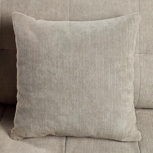 LYNDA Loveseat w/ Pillows, Light Gray - Imperial Furniture (Las Vegas, NV) - Multi Location
