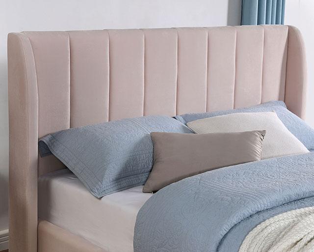 PEARL Full, Queen, & Twin Bed, Light Pink - Imperial Furniture (Las Vegas, NV) - Multi Location