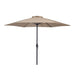 Lali 9 Ft Outdoor Umbrella + 21" Round Base - Imperial Furniture (Las Vegas, NV) - Multi Location
