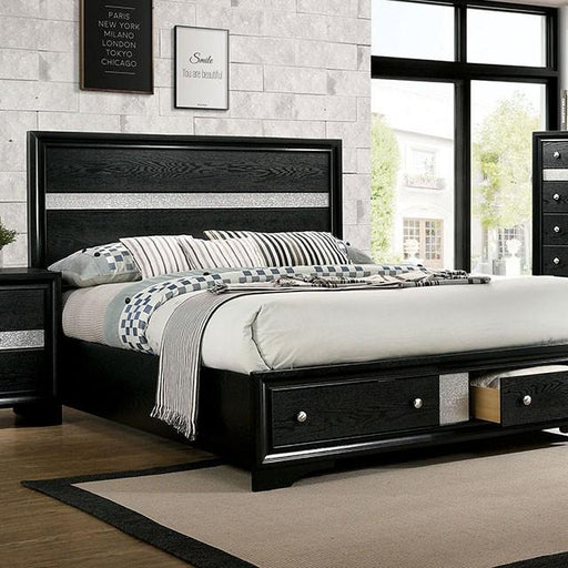 CHRISSY E.King, Full, & Queen Bed White, Grey, & Black - Imperial Furniture (Las Vegas, NV) - Multi Location