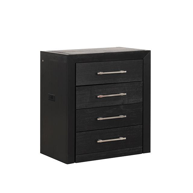 Ashbourne Bedside Vanity Set with Stool Contemporary - Imperial Furniture (Las Vegas, NV) - Multi Location