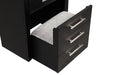 Ashbourne Bedside Vanity Set with Stool Contemporary - Imperial Furniture (Las Vegas, NV) - Multi Location