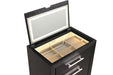 Ashbourne Bedside Vanity Set with Stool Contemporary - Imperial Furniture (Las Vegas, NV) - Multi Location