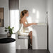 Ashbourne Bedside Vanity Set with Stool Contemporary - Imperial Furniture (Las Vegas, NV) - Multi Location