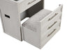 Ashbourne Bedside Vanity Set with Stool Contemporary - Imperial Furniture (Las Vegas, NV) - Multi Location