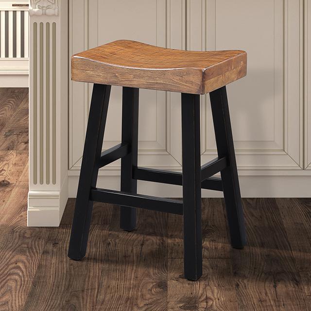 Biasca 24" Stool (2/CTN) White, Brown, & Black - Imperial Furniture (Las Vegas, NV) - Multi Location