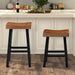 Biasca 24" Stool (2/CTN) White, Brown, & Black - Imperial Furniture (Las Vegas, NV) - Multi Location