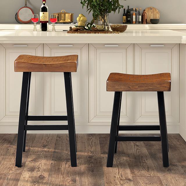 Biasca 29" Stool (2/CTN) White, Brown, & Black - Imperial Furniture (Las Vegas, NV) - Multi Location