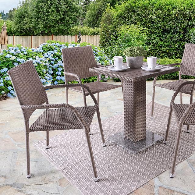 Aminta 3 & 5 Piece Patio Bistro Set - Imperial Furniture (Las Vegas, NV) - Multi Location