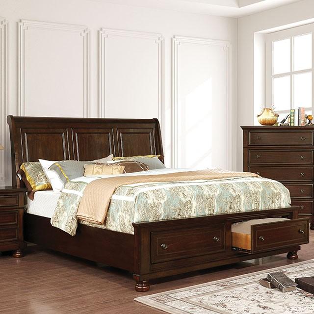 Castor Bed Black, Chrome, & White - Imperial Furniture (Las Vegas, NV) - Multi Location