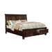 Castor Bed Black, Chrome, & White - Imperial Furniture (Las Vegas, NV) - Multi Location