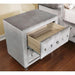 Alzir Gray Night Stand - Imperial Furniture (Las Vegas, NV) - Multi Location