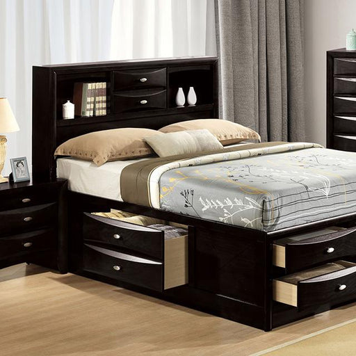 Zosimo Bed Black, Chrome, & Grey - Imperial Furniture (Las Vegas, NV) - Multi Location