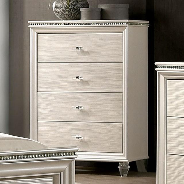 ALLIE Chest Beige & Brown - Imperial Furniture (Las Vegas, NV) - Multi Location