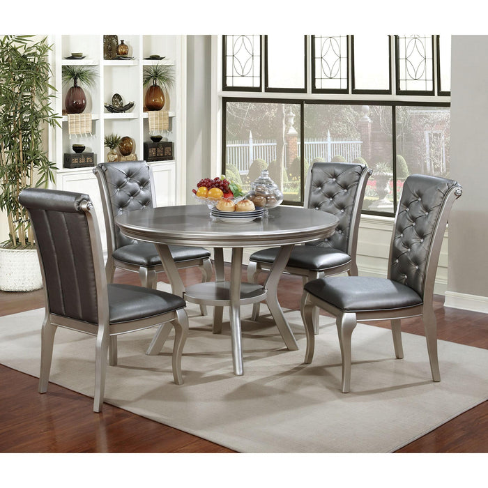 Amina Champagne Round Table - Imperial Furniture (Las Vegas, NV) - Multi Location