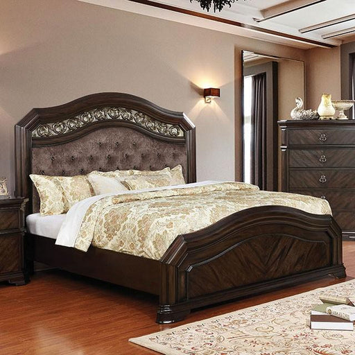 Calliope Bed Walnut & Oak - Imperial Furniture (Las Vegas, NV) - Multi Location
