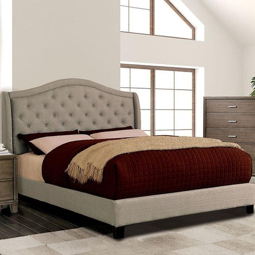 Carly Bed Grey & Brown - Imperial Furniture (Las Vegas, NV) - Multi Location