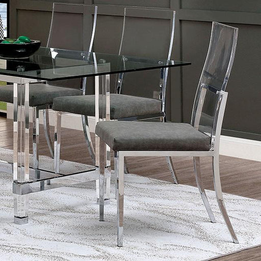 Casper Chrome Side Chair (2/CTN) - Imperial Furniture (Las Vegas, NV) - Multi Location