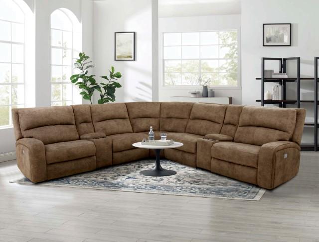 APOSTOLOS Power Sectional, Brown - Imperial Furniture (Las Vegas, NV) - Multi Location