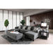 Lowry Gray Sectional w/ Ottoman - Imperial Furniture (Las Vegas, NV) - Multi Location