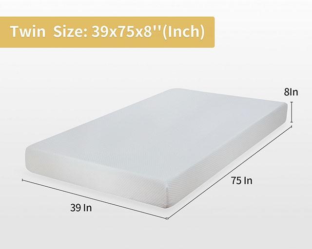 Artemisia 8" Cal. King, E.King, Full, & Queen Memory Foam Mattress - Imperial Furniture (Las Vegas, NV) - Multi Location