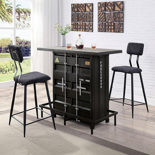 Dicarda 3 Pc Bar Table Set - Imperial Furniture (Las Vegas, NV) - Multi Location
