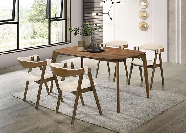 Ebikon 5 Pc Dining Table Set - Imperial Furniture (Las Vegas, NV) - Multi Location