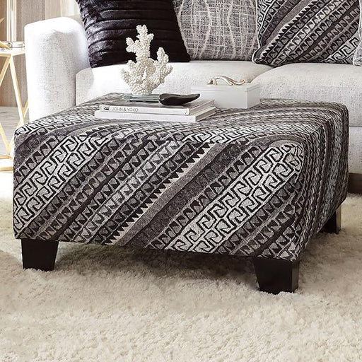 EIMEAR Ottoman, Off-white/Black - Imperial Furniture (Las Vegas, NV) - Multi Location