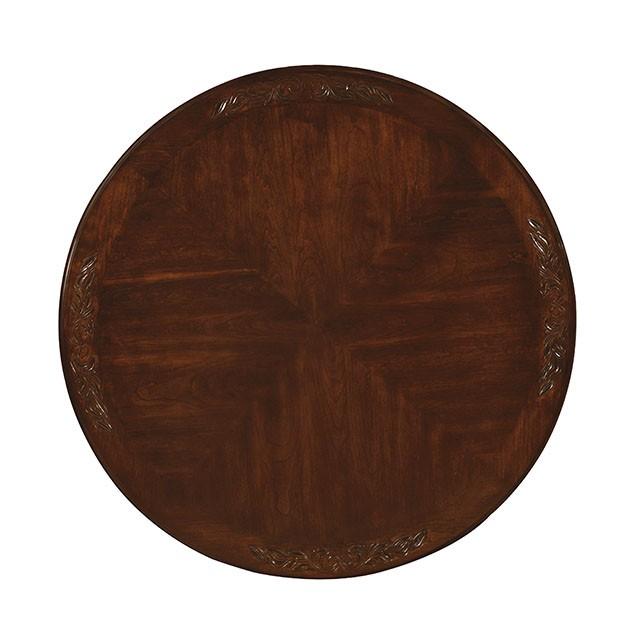 Elana Brown Cherry Round Dining Table - Imperial Furniture (Las Vegas, NV) - Multi Location