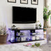 Ernst Black/Clear 60" TV Stand - Imperial Furniture (Las Vegas, NV) - Multi Location