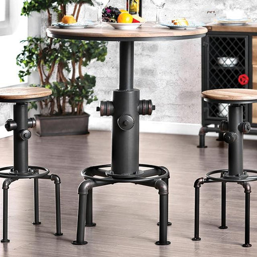 Foskey 3 Pc Bar Table Set - Imperial Furniture (Las Vegas, NV) - Multi Location