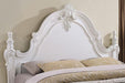 Francione E.King & Queen Bed White & Chrome - Imperial Furniture (Las Vegas, NV) - Multi Location