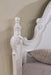 Francione E.King & Queen Bed White & Chrome - Imperial Furniture (Las Vegas, NV) - Multi Location