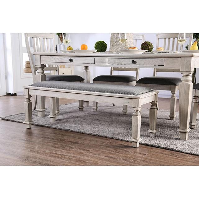 Georgia 6 Pc Dining Table Set with Bench - Imperial Furniture (Las Vegas, NV) - Multi Location