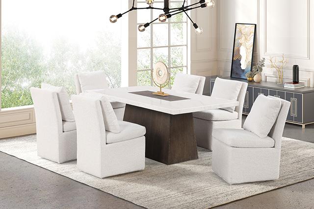 Grasten 7 Pc Dining Table Set - Imperial Furniture (Las Vegas, NV) - Multi Location