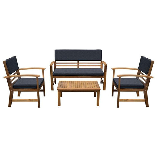 Hana 4 Pc. Patio Set Blue - Imperial Furniture (Las Vegas, NV) - Multi Location