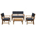 Hana 4 Pc. Patio Set Blue - Imperial Furniture (Las Vegas, NV) - Multi Location
