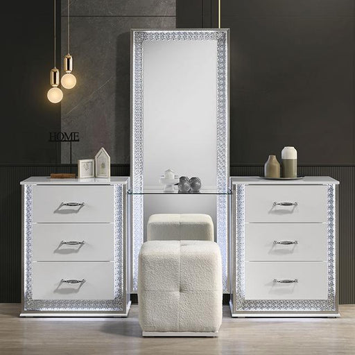 Hazeline Vanity Set with Stool - Imperial Furniture (Las Vegas, NV) - Multi Location