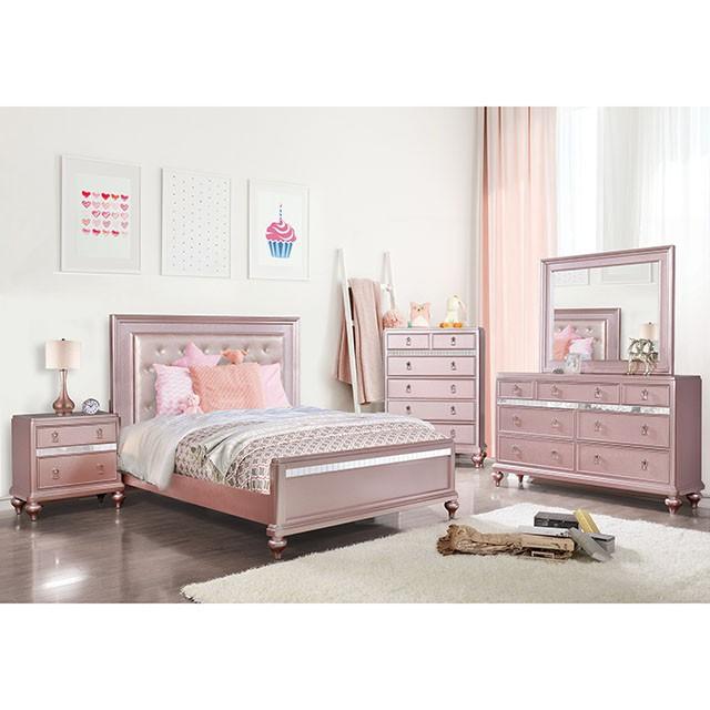 Ariston Rose Pink Mirror - Imperial Furniture (Las Vegas, NV) - Multi Location