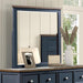 Bed Pinetop Blue & White - Imperial Furniture (Las Vegas, NV) - Multi Location