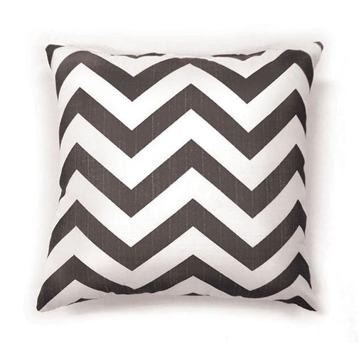 ZOE 18" X 18" Pillow, Gray Chevron (2/CTN) - Imperial Furniture (Las Vegas, NV) - Multi Location