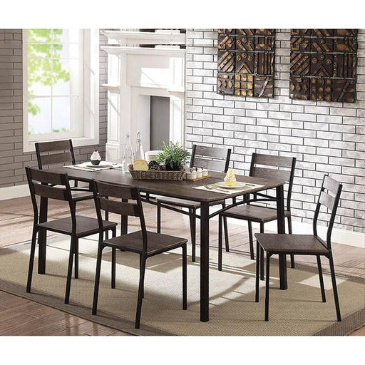 Westport Antique Brown/Black 7 Pc. Dining Table Set - Imperial Furniture (Las Vegas, NV) - Multi Location
