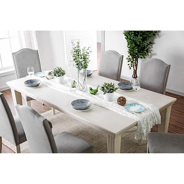 Daniella Antique White Dining Table - Imperial Furniture (Las Vegas, NV) - Multi Location