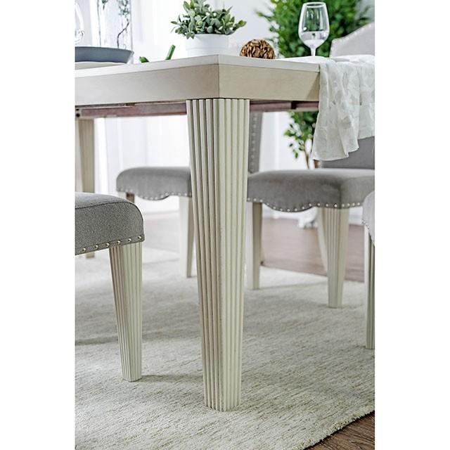 Daniella Antique White Dining Table - Imperial Furniture (Las Vegas, NV) - Multi Location