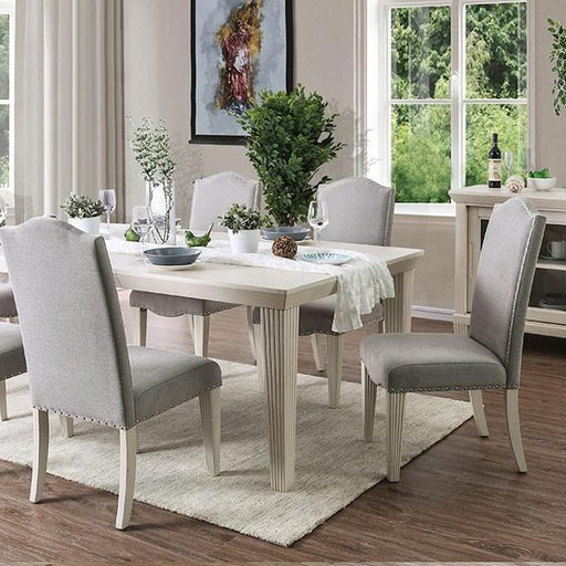 Daniella Antique White Dining Table - Imperial Furniture (Las Vegas, NV) - Multi Location