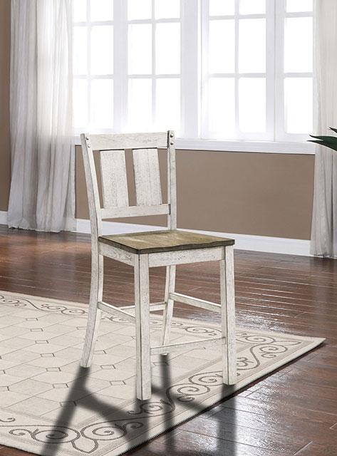 DAKOTA Counter Ht. Chair (2/CTN), A.White/Ash Brown - Imperial Furniture (Las Vegas, NV) - Multi Location