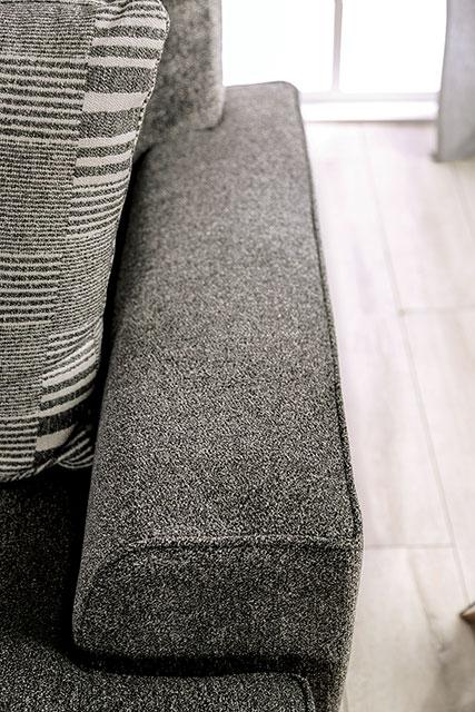 HOLBORN Loveseat, Gray - Imperial Furniture (Las Vegas, NV) - Multi Location