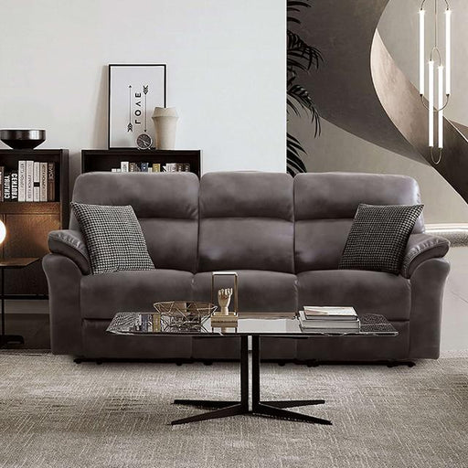 JOSIAS Sofa, Dark Gray Leatherette - Imperial Furniture (Las Vegas, NV) - Multi Location