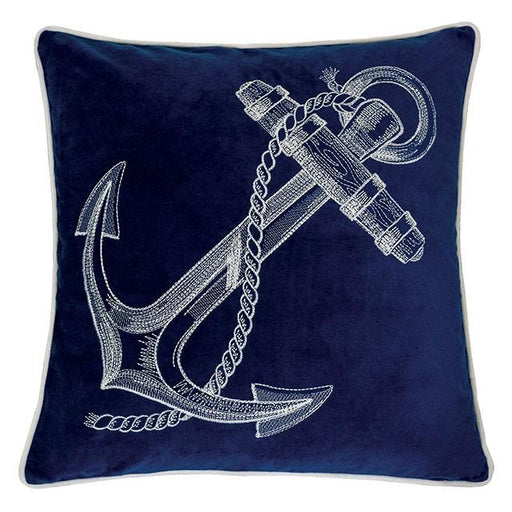 Karin Blue 20" X 20" Pillow, Blue - Imperial Furniture (Las Vegas, NV) - Multi Location